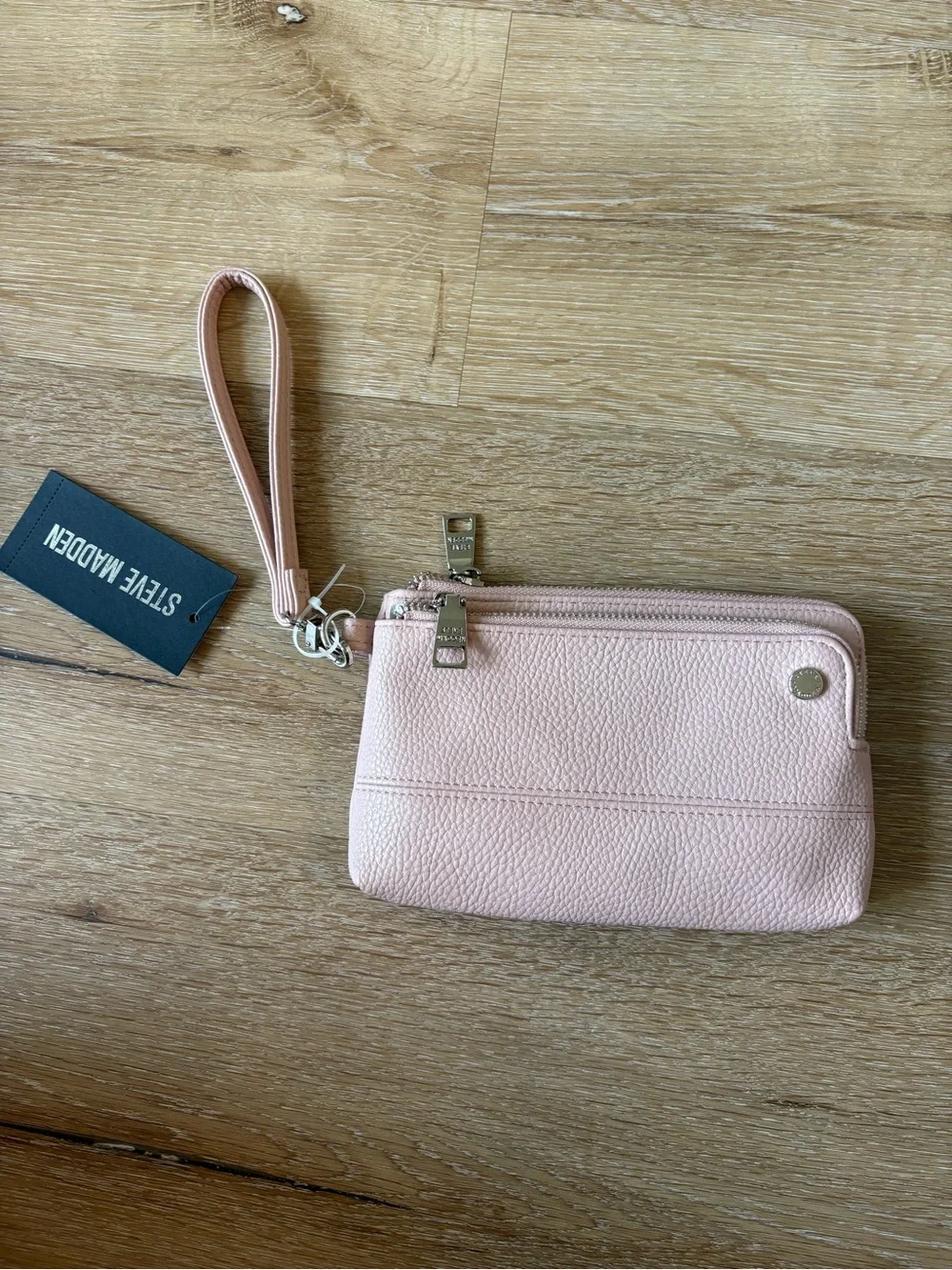 NWT Steve Madden Blush Pink Wristlet Wallet - Picture 5 of 10